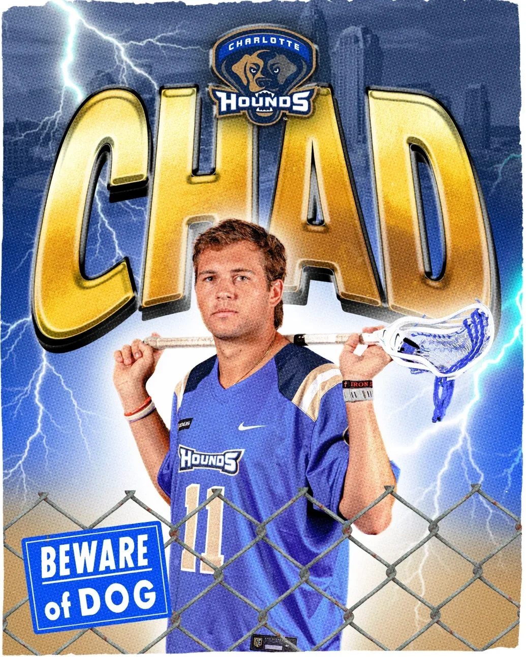 Charlotte Hounds Throwback Merch