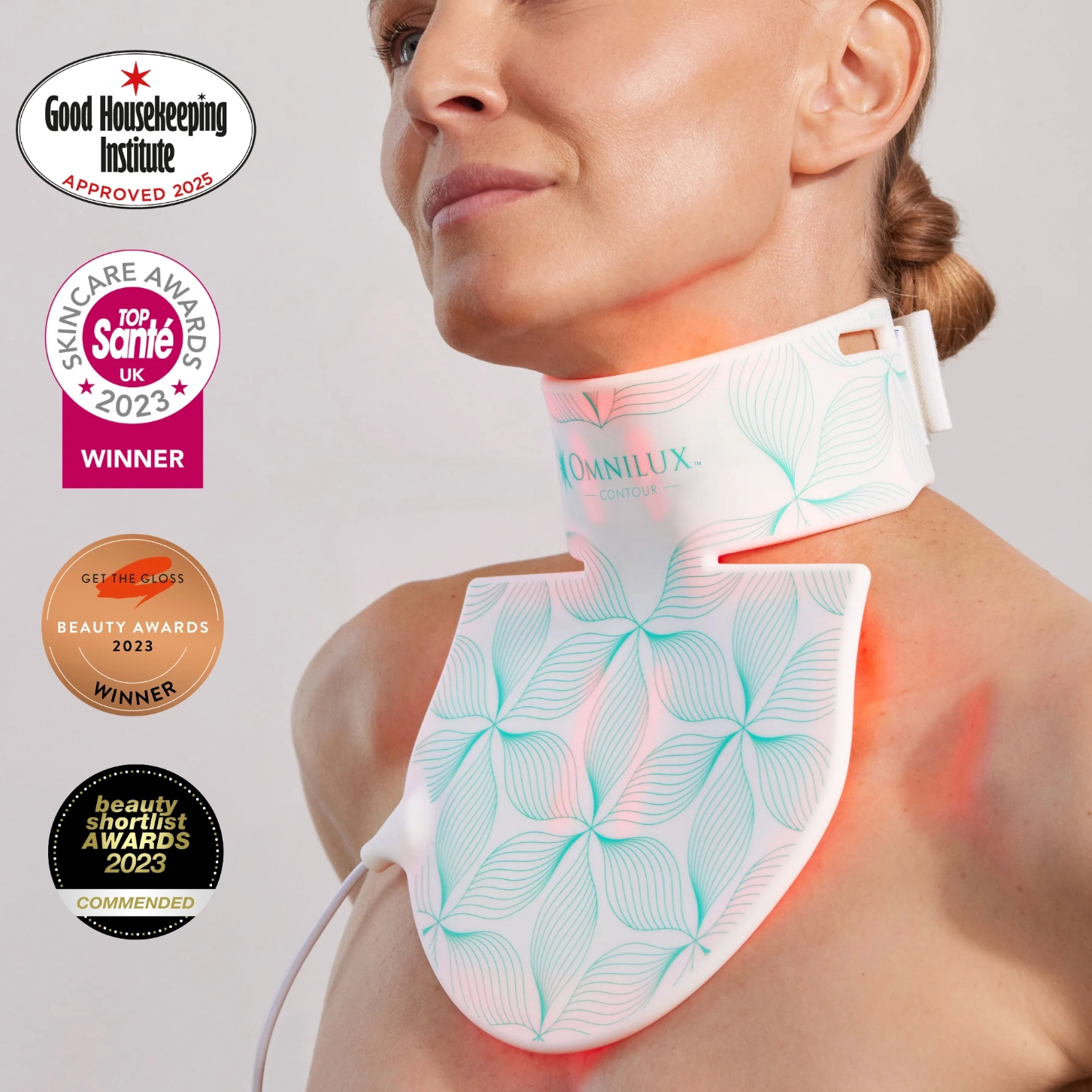neck & décolleté red light mask