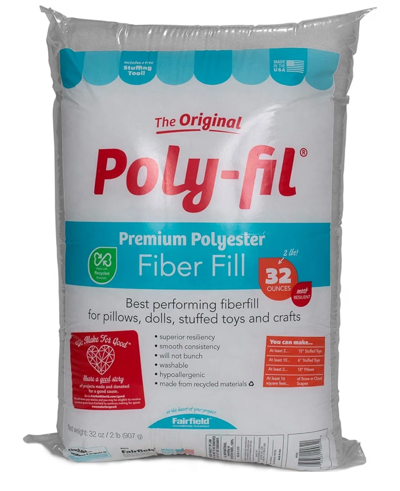 Poly-Fil (wig block filler)