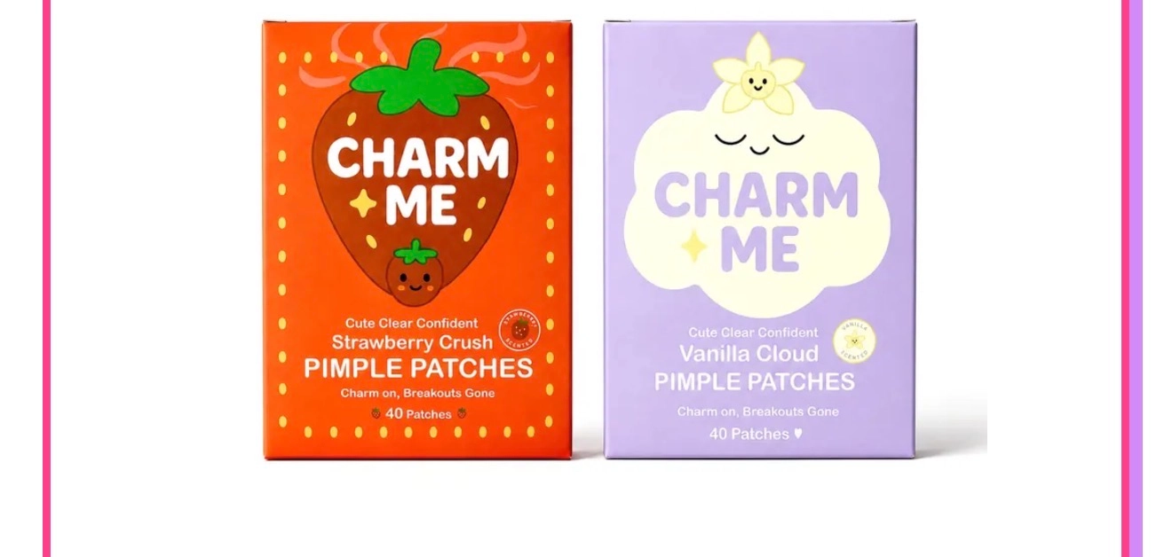 CHARM ME PIMPLE PATCHES ☁️🍓