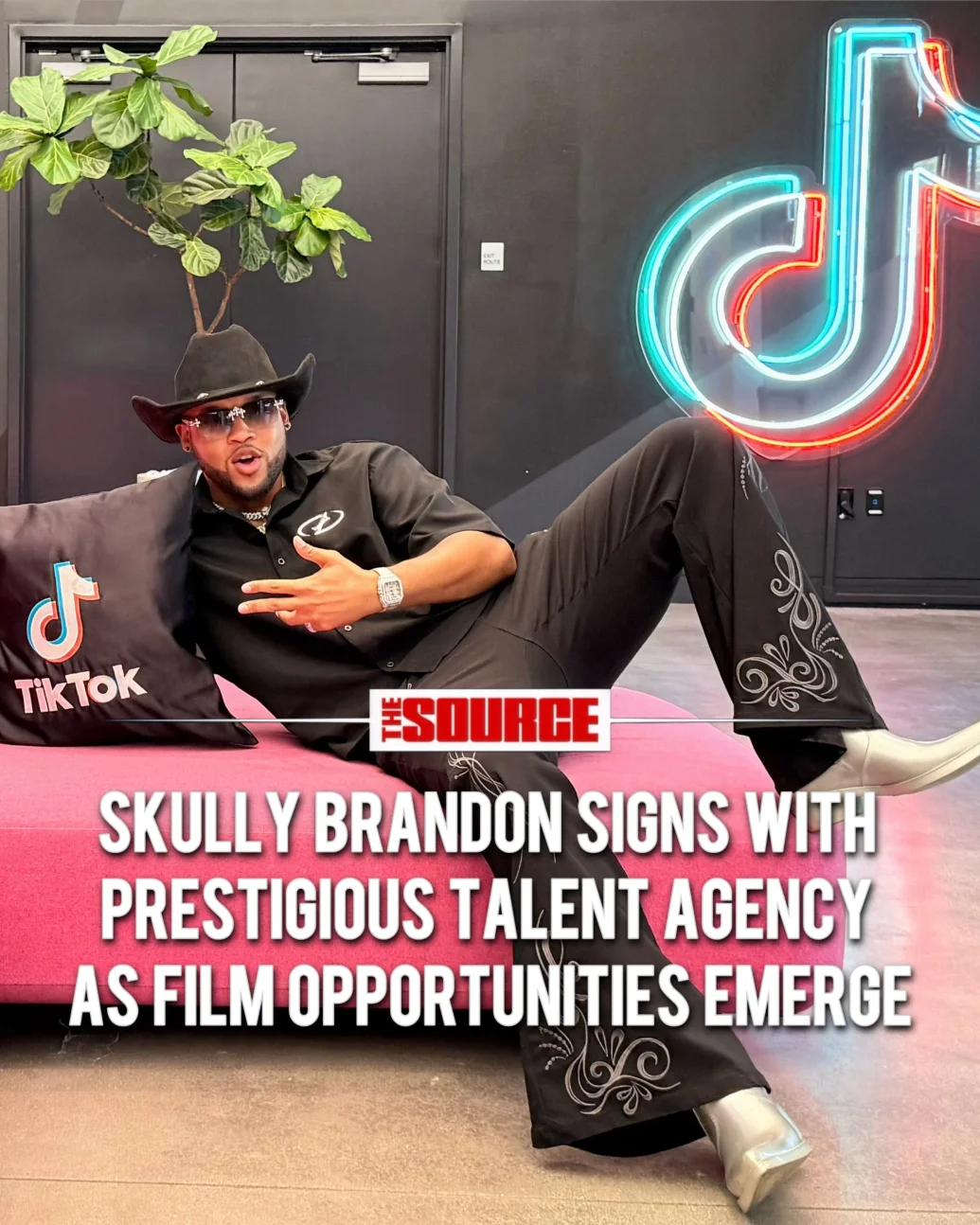 THE SOURCE | Skully Brandon Signs With Prestigious Talent Agency as Film Opportunities Emerge