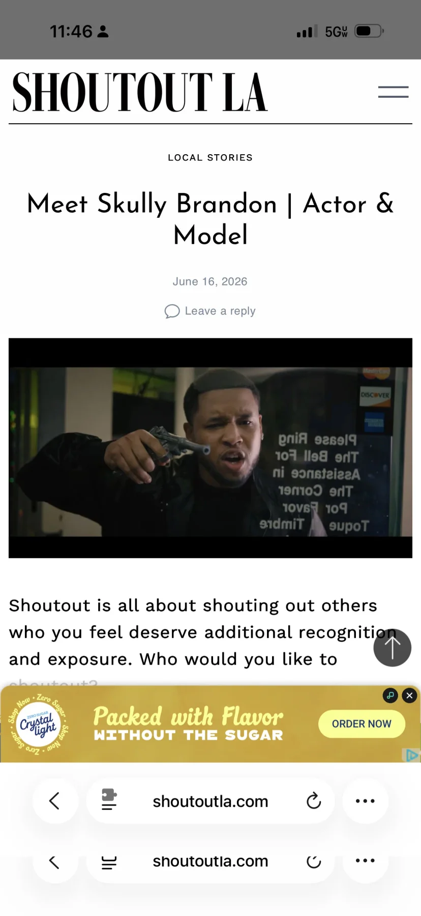 SHOUTOUT LA | Meet Skully Brandon | Actor & Model