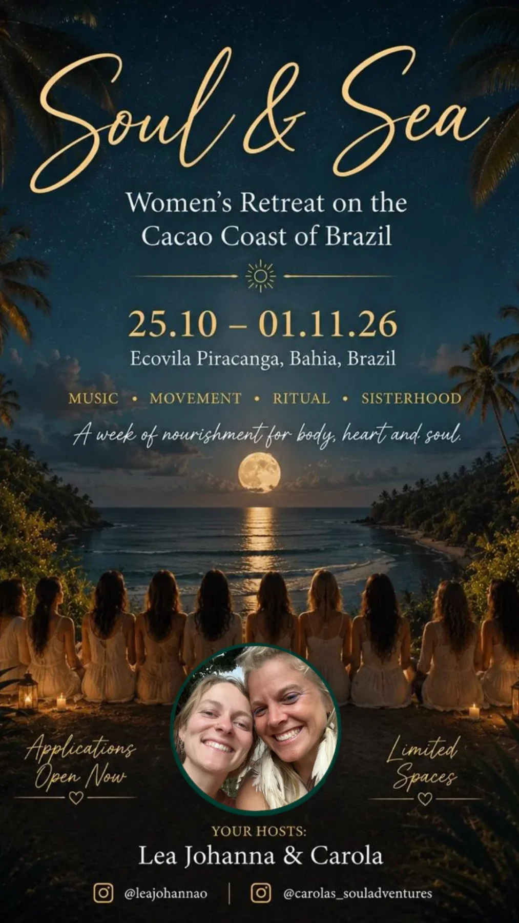 Soul & Sea Womens Retreat Brazil Oct´26