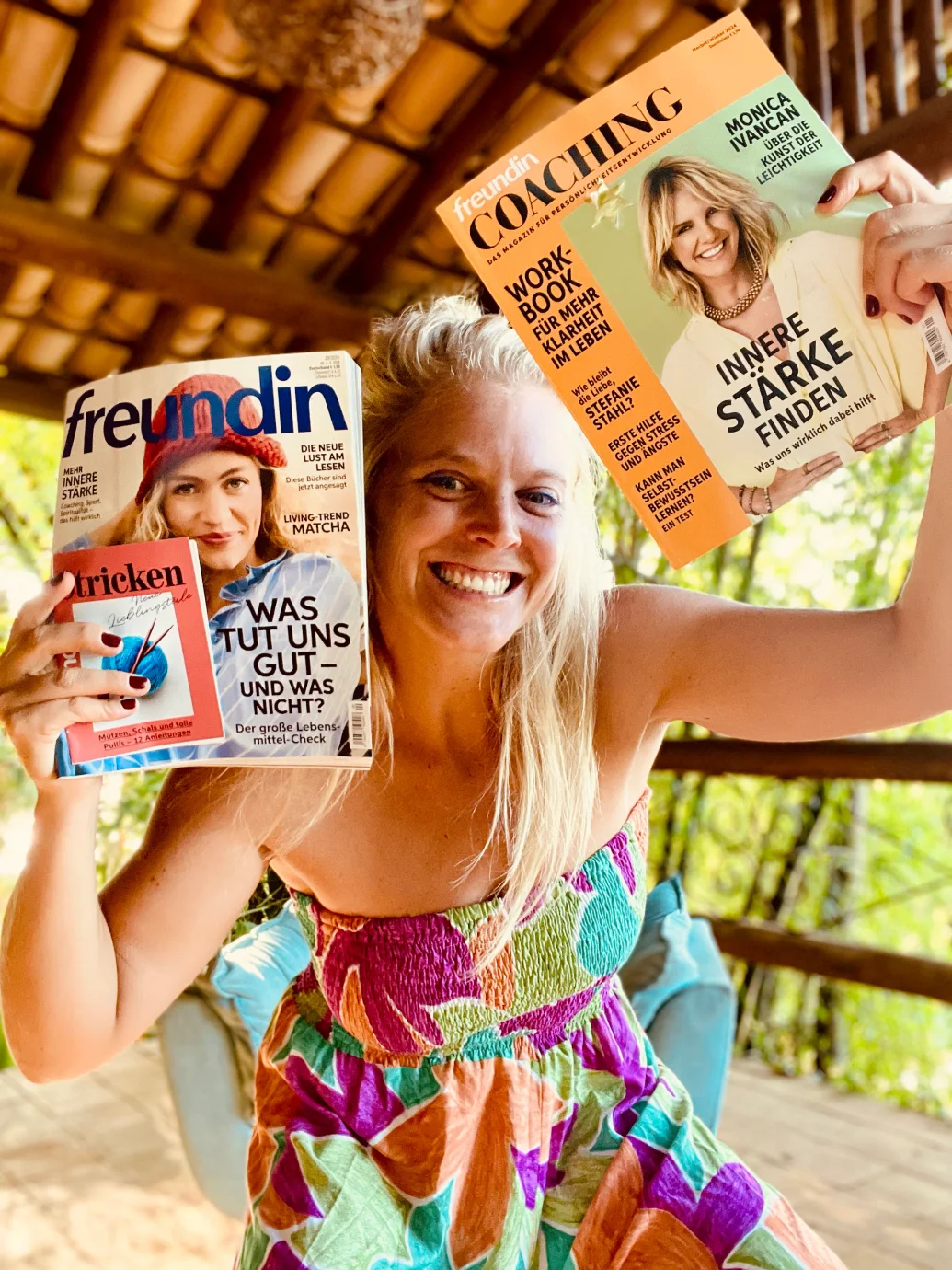Read about one of my retreats in  "Freundin"Magazine