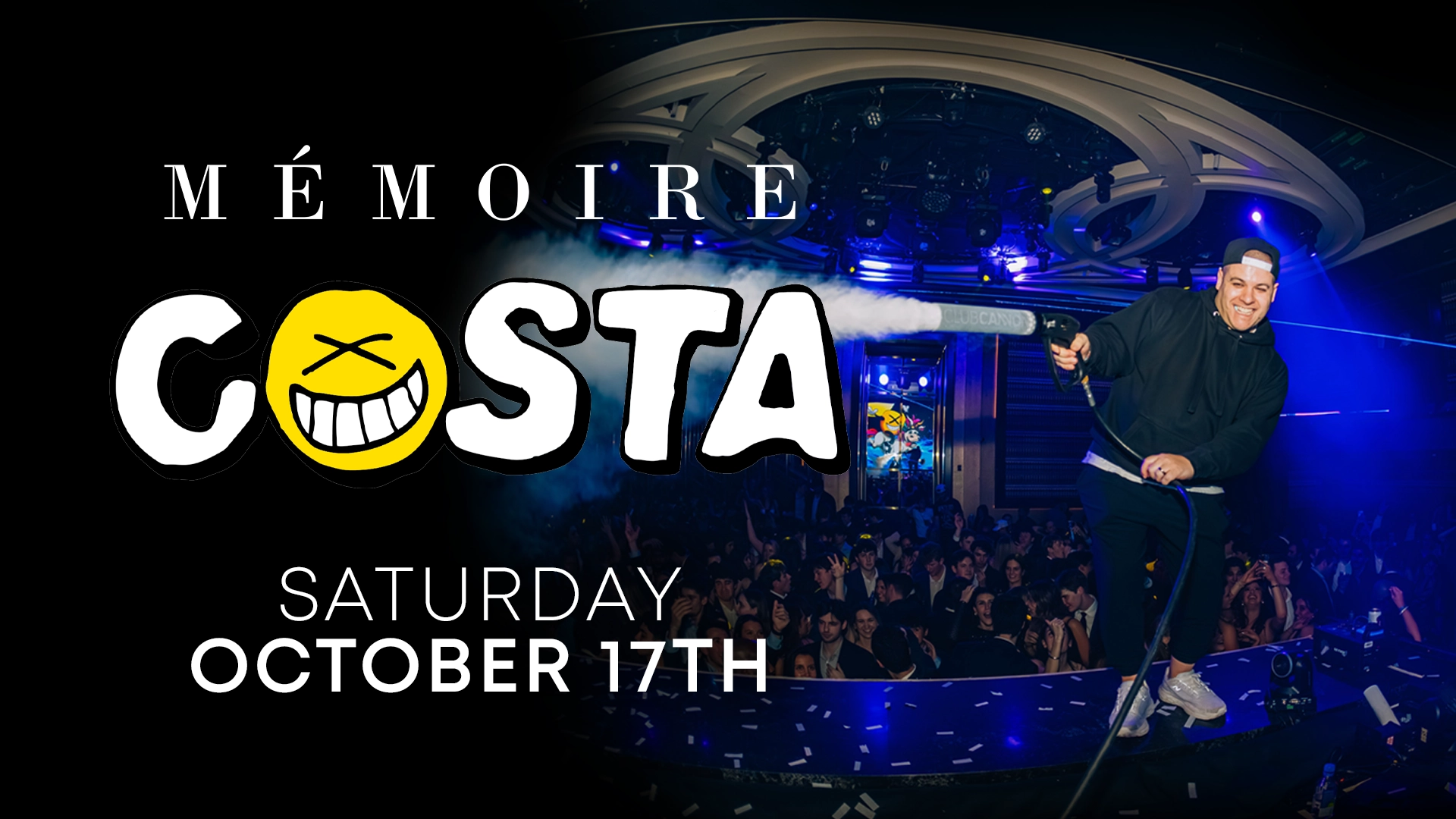 Guest List for Costa at Memoire || Oct. 17