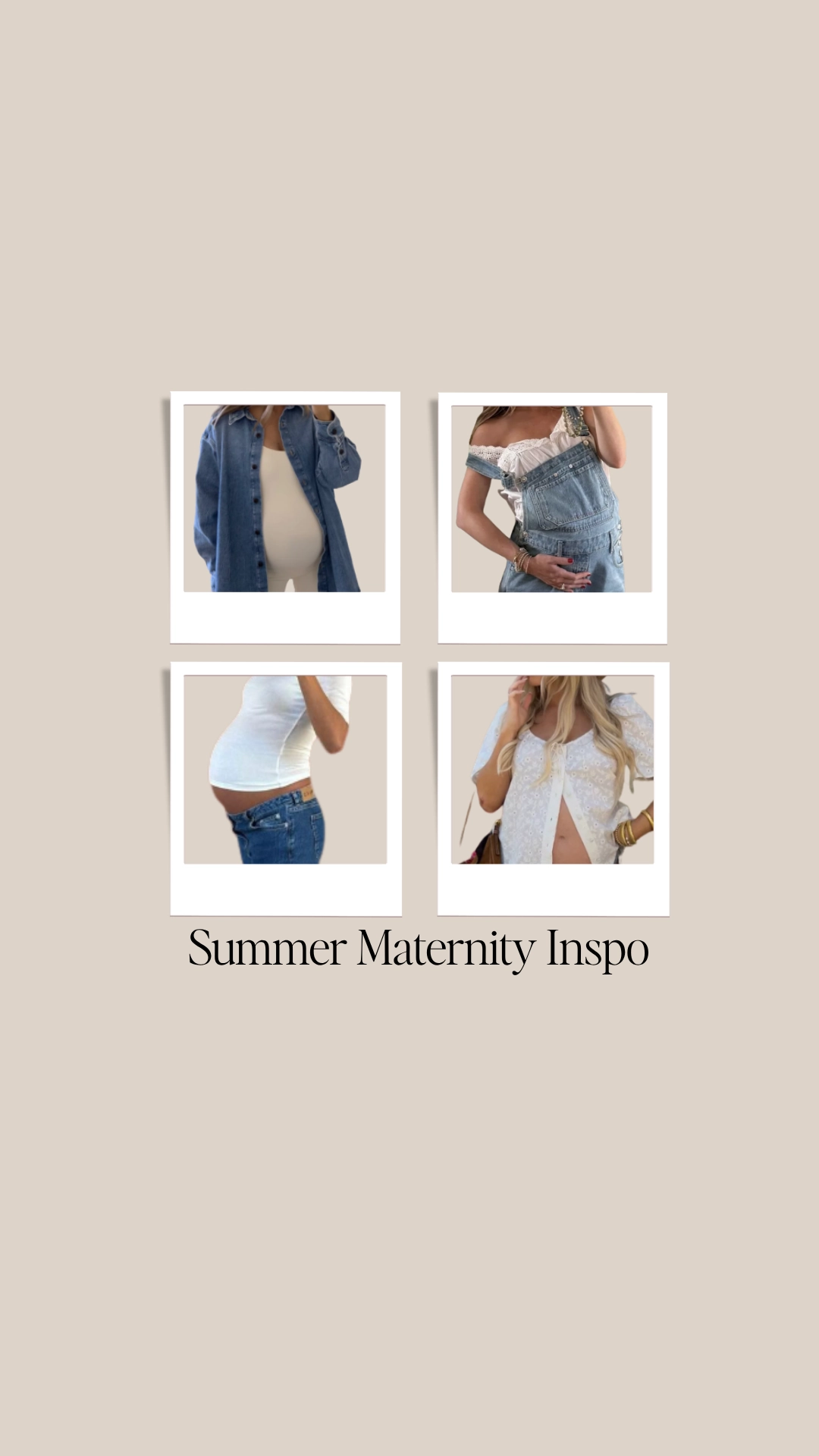 Summer Maternity Outfit Inspo & Links
