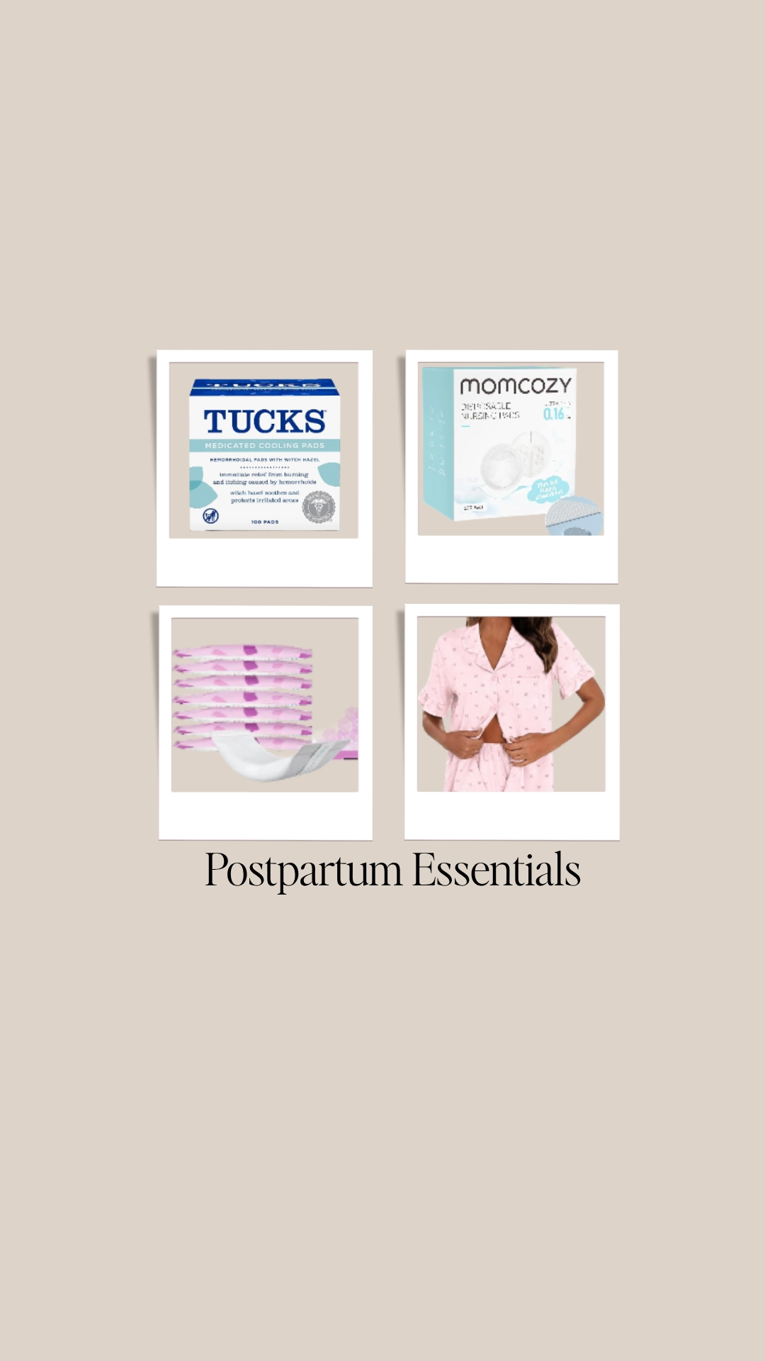 Most Recommended Postpartum Essentials
