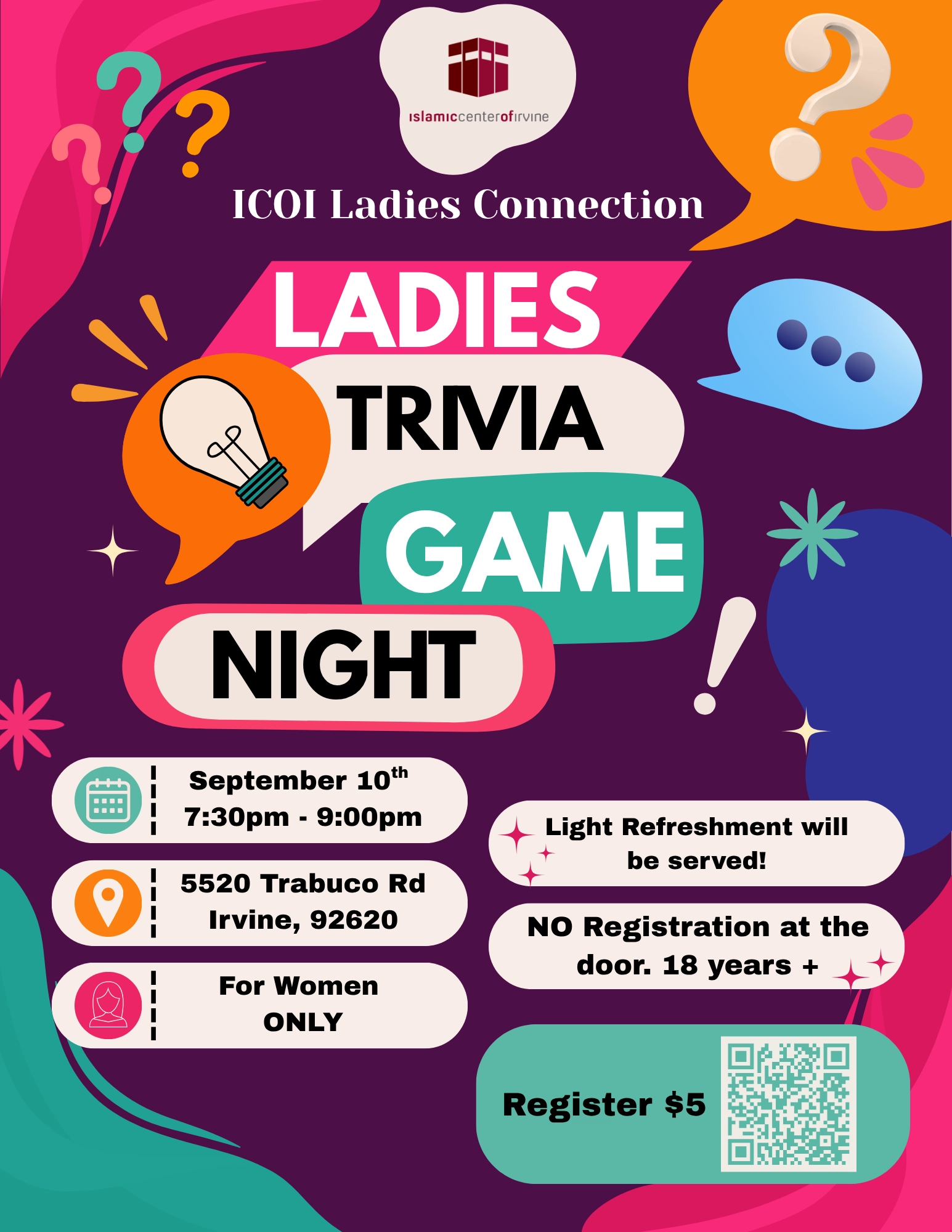 ICOI Ladies Trivia Game Night