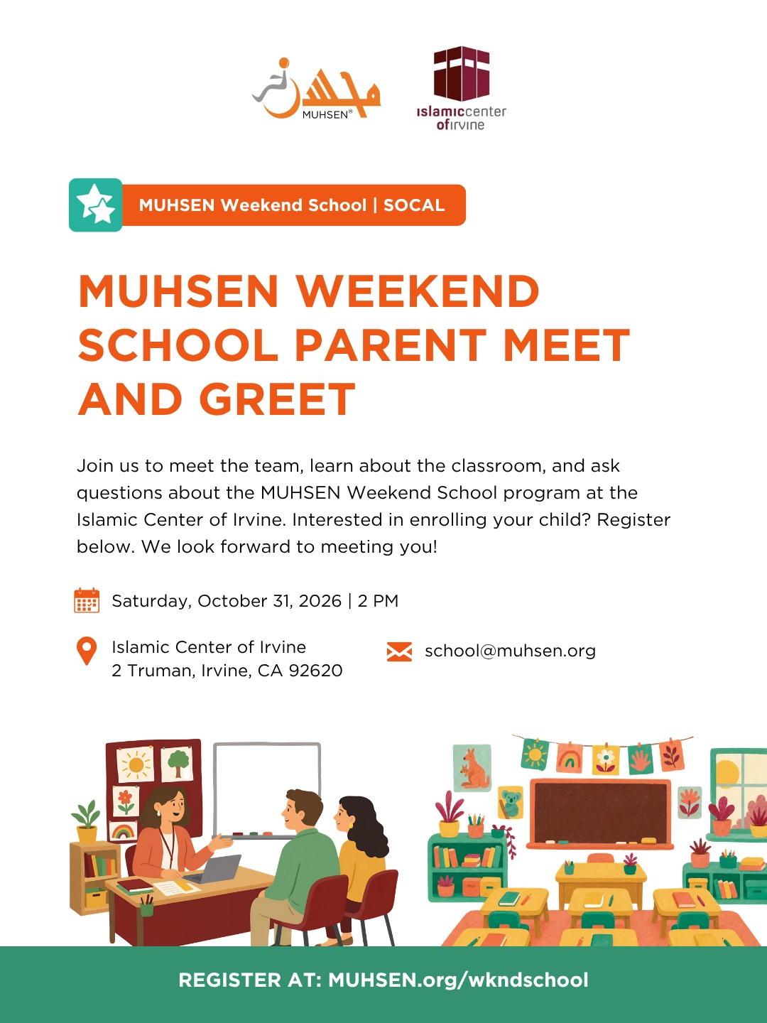 MUHSEN Weekend School Parent Meet and greet