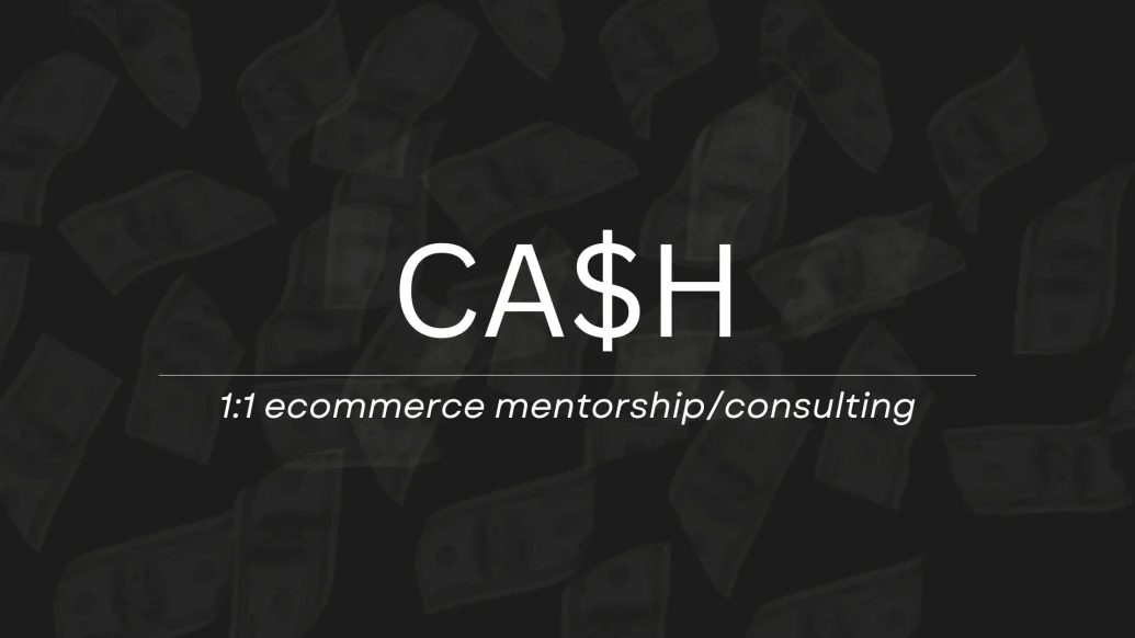 Start And Scale Your Ecom Brand With Me
