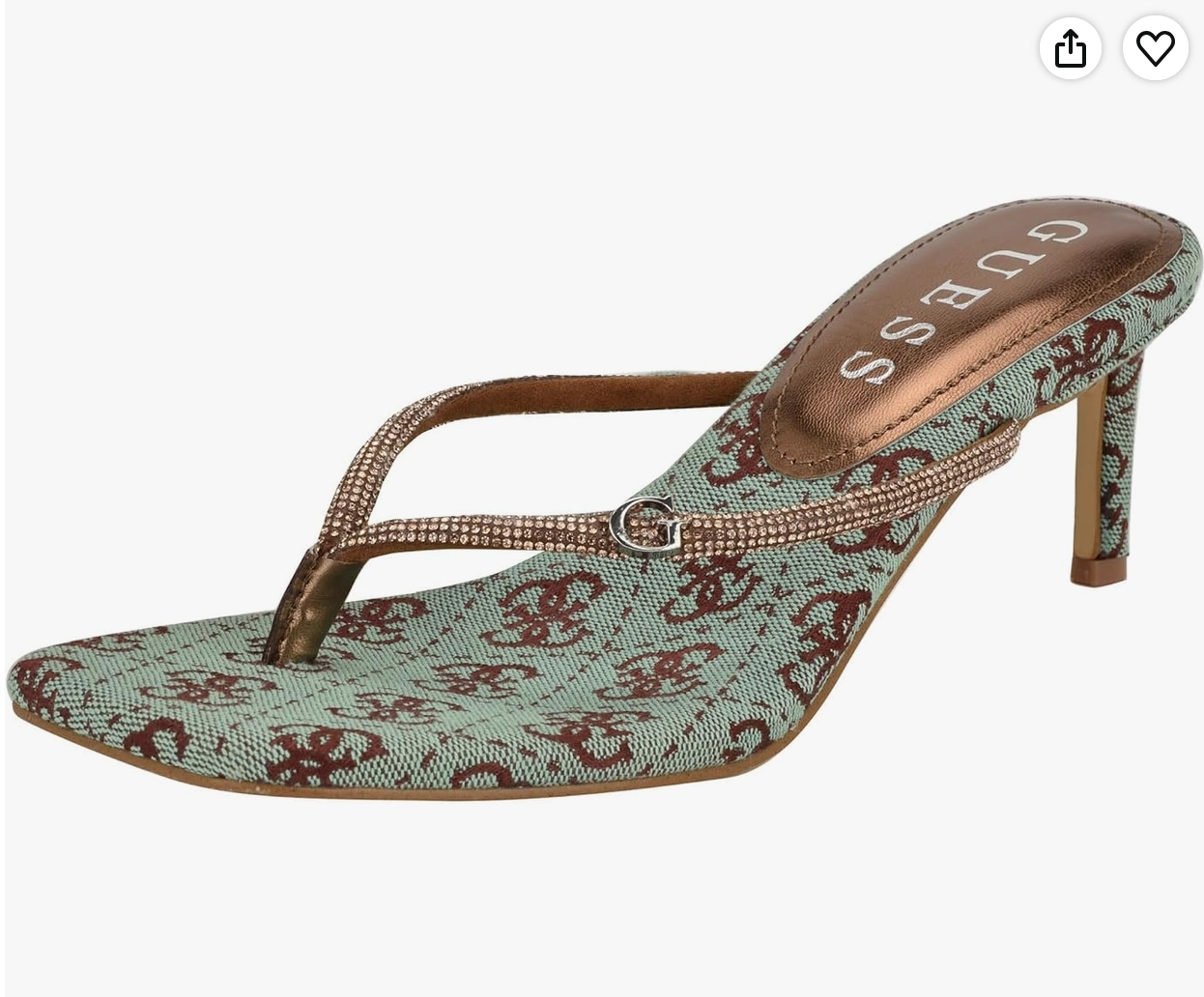 GUESS Women's Mayan Heeled Sandal, Bronze 750, 5.5 : Amazon.ca: Clothing, Shoes & Accessories