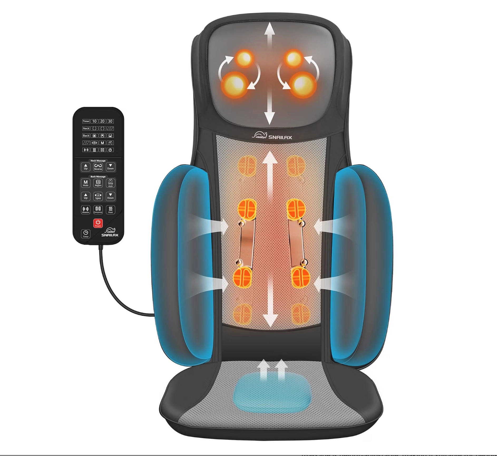 Neck and Back Massager with Heat