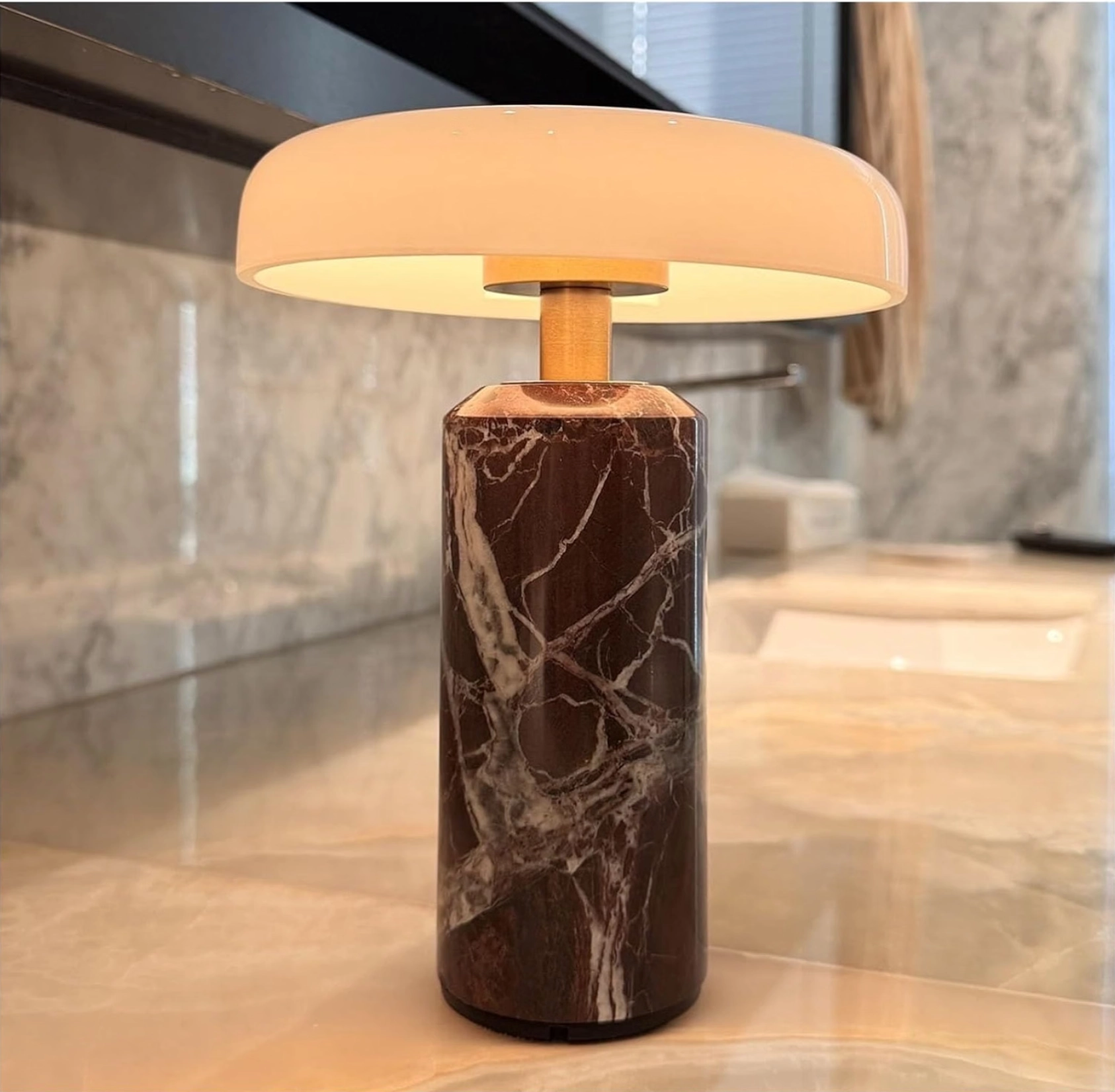 RechargeableMarble Lamp