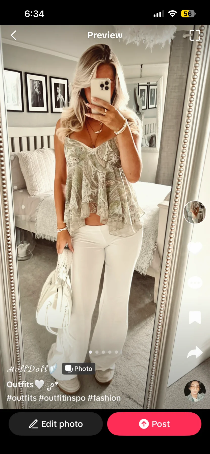 Paisley print lace flowy top