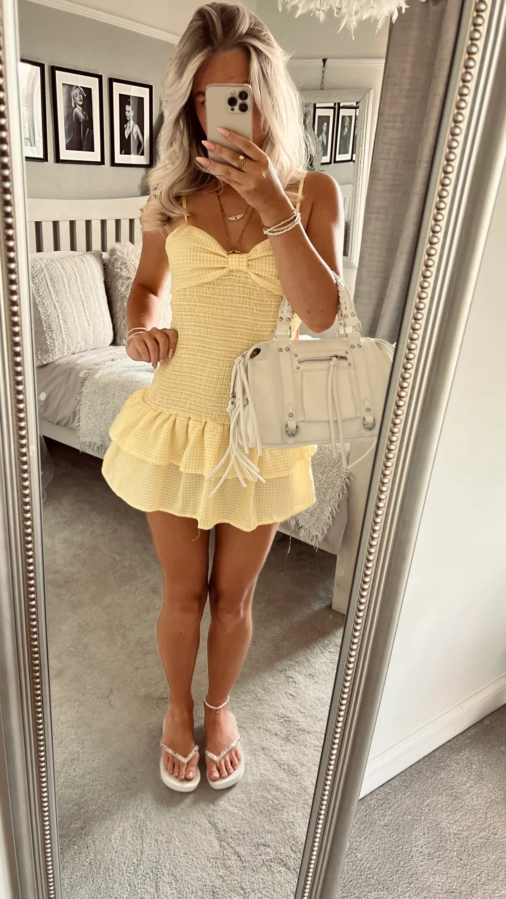 Amor gingham bow dress – Julie Code MOLLY20 For discount 🤍