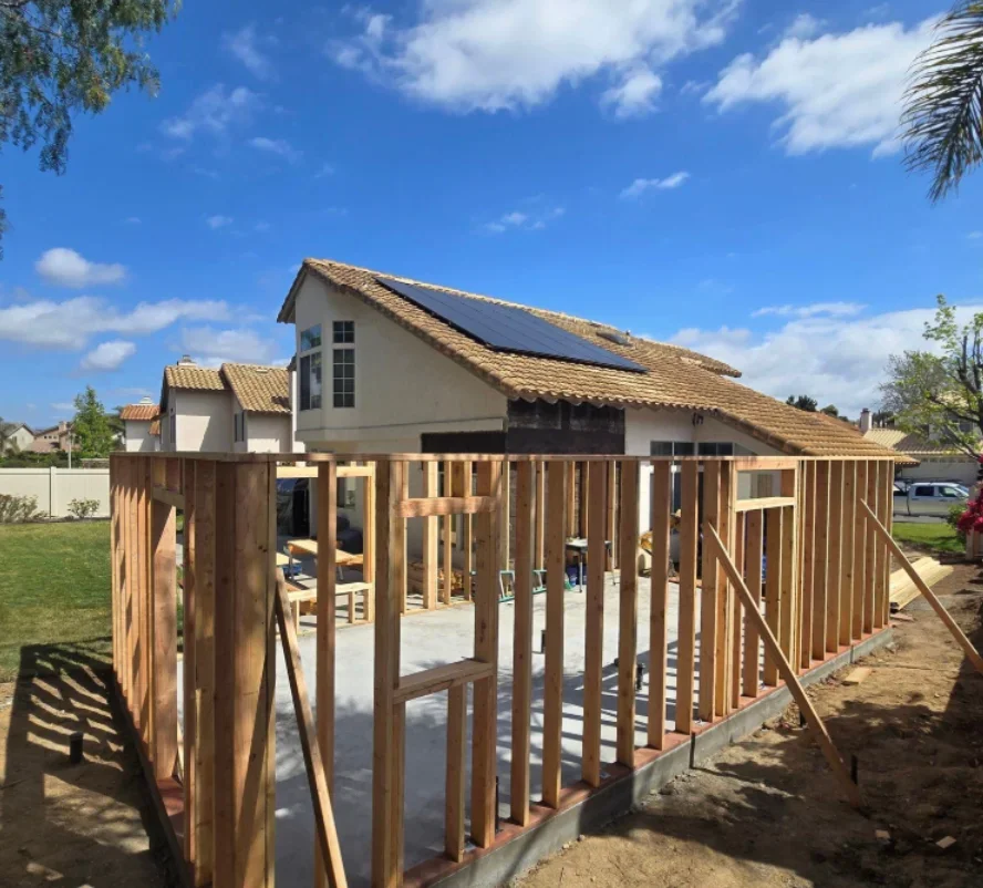 Woollard Construction on Porch