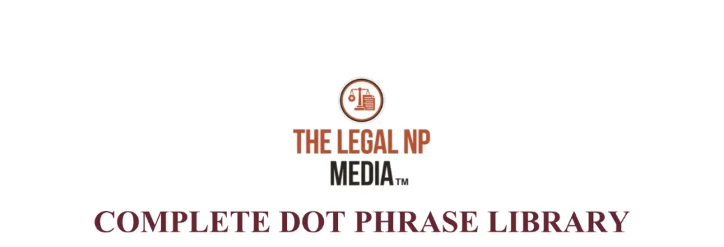 APP Dot Phrases