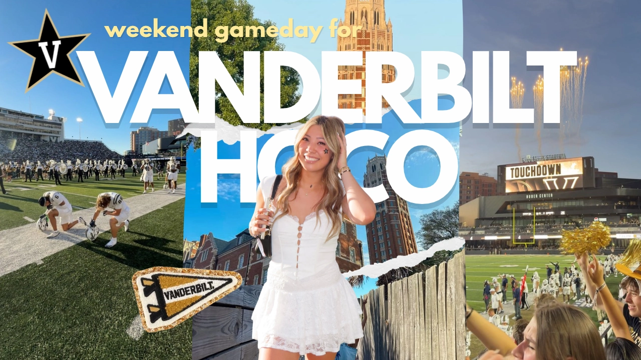 HOCO VLOG @ VANDY: frats, tailgates, football game + more!