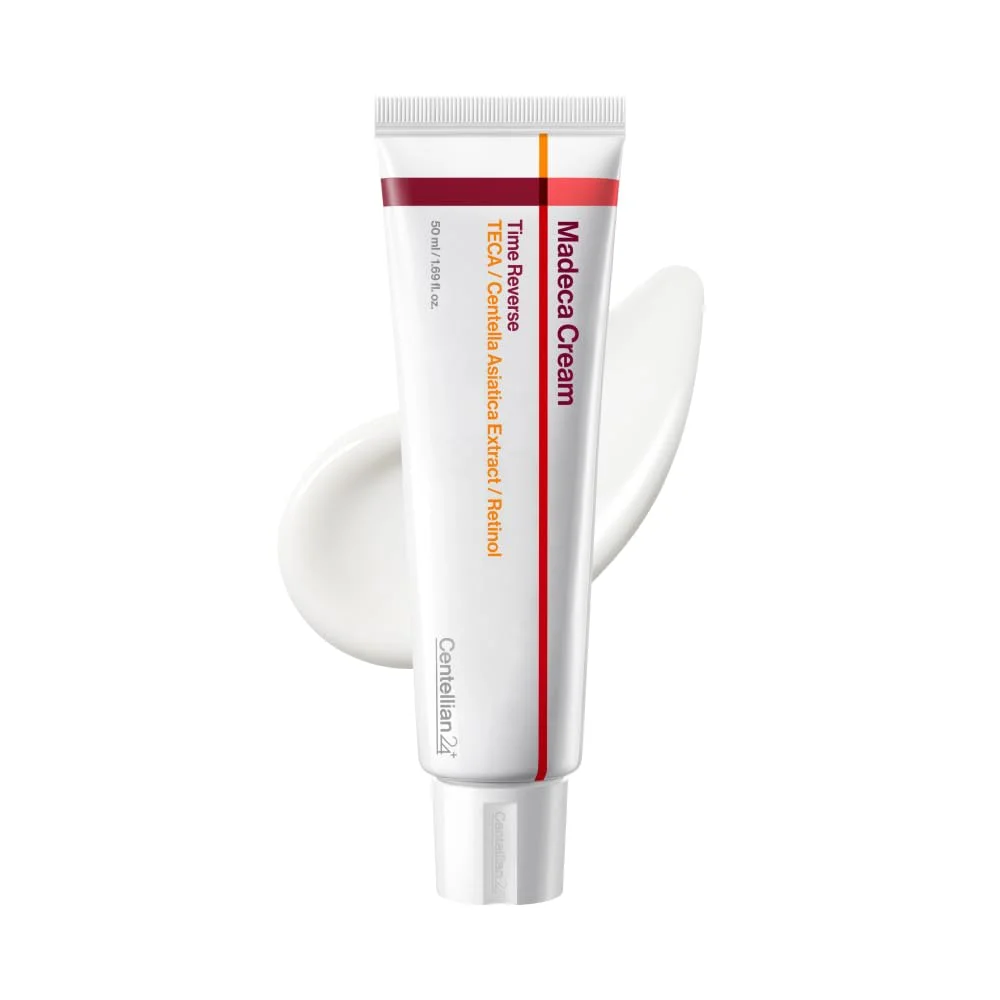 CENTELLIAN 24 Madeca Cream Time Reverse, TECA Anti-Aging Moisturizer | Korean Firming Face Moisturizer with TECA and Centella for Elasticity, Deep Hydration and Skin Barrier Care, 1.69 fl oz